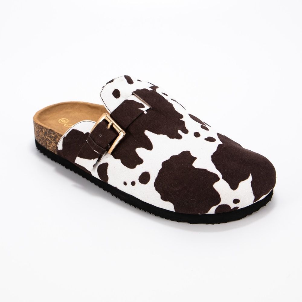 TAN COW BIRKEN BOTTOM FLAT  SOFT FOOTED - Picture 6 of 8